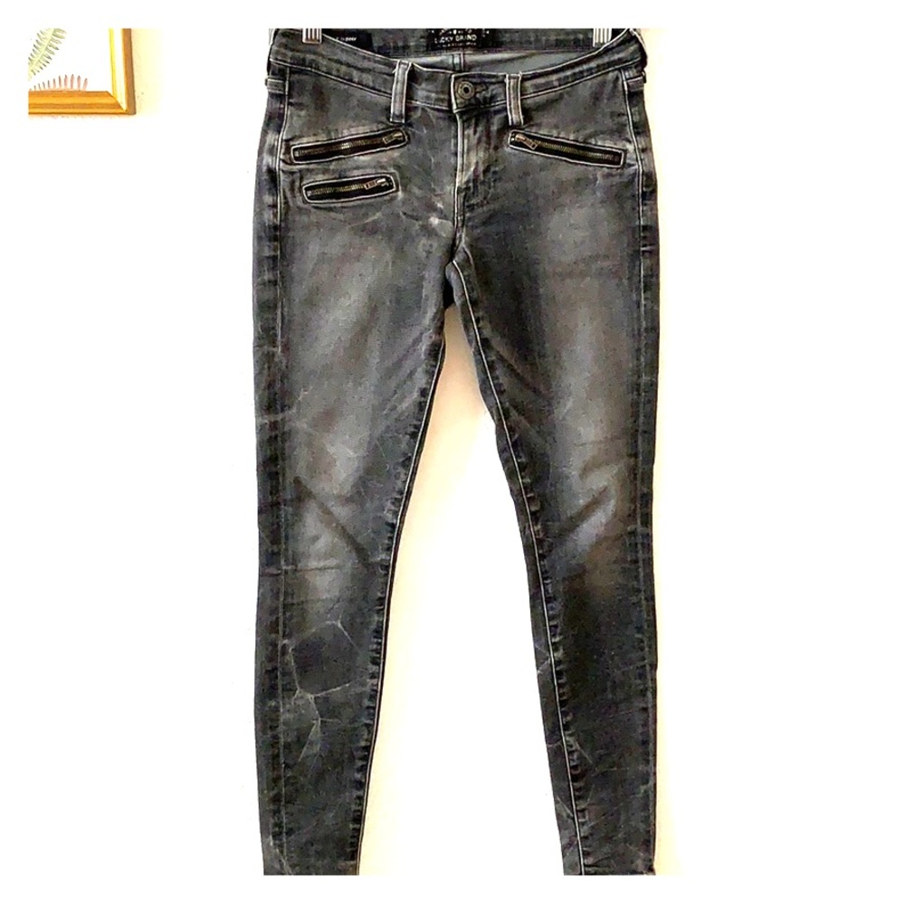 Zippered Lucky Jeans